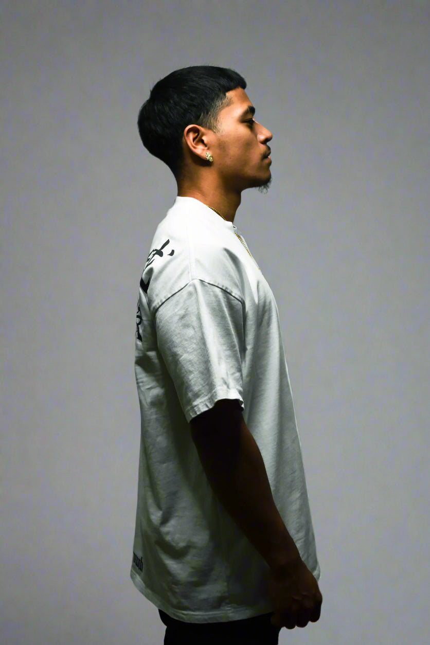 White Growth In Silence Tee